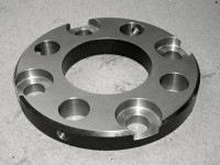 Flange of a differential divider
