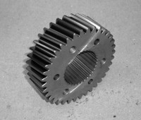 A dented gear