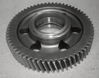 A dented gear